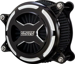 VANCE＆HINES バンス&ハインズ VO2 X Air Cleaner Color／Finish：Black／Contrast(Base Color：Black／Silver)［1010-2923］