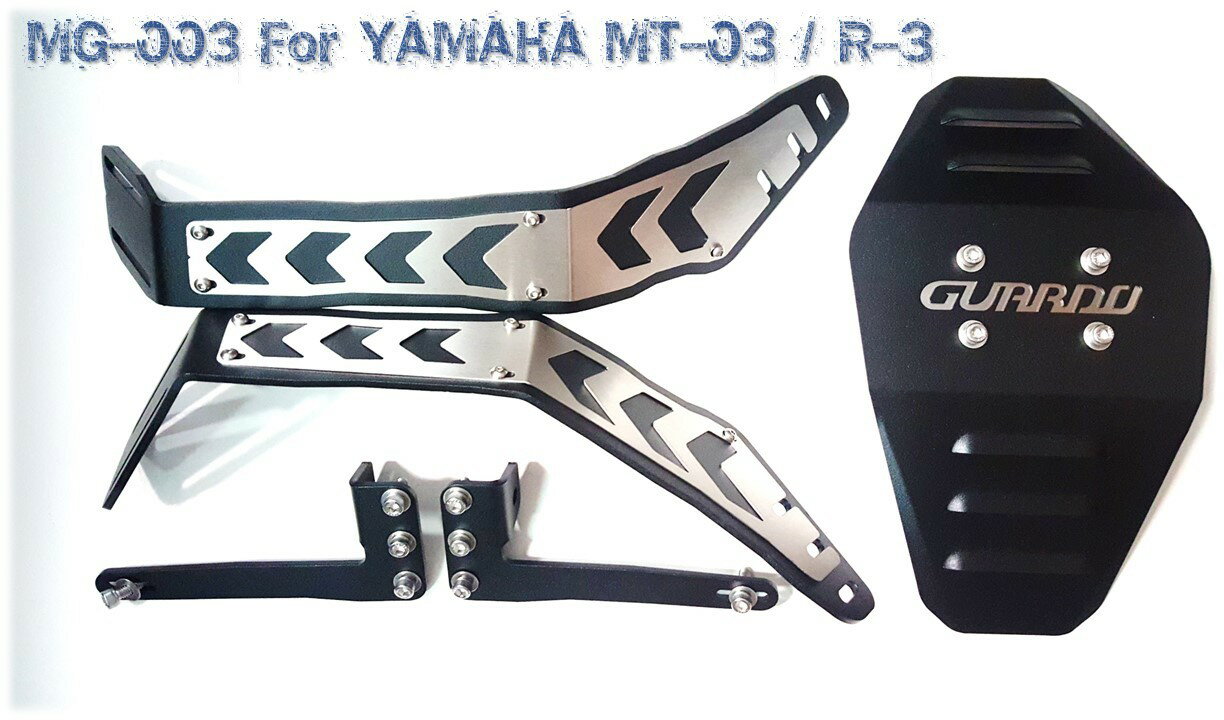 GUARDO ガルドー ダブルアーム リアホイール マッドガード YZF-R3 MT-03 MT25 YZF-R25 YAMAHA ヤマハ リアフェンダー フェンダー関連 外装