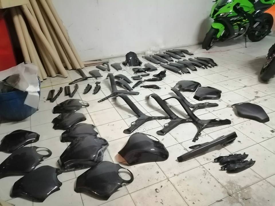 G CarbonShop ���������ܥ󥷥�å� �����ɥե졼�५�С� CBR650R HONDA �ۥ�� �ե졼�५�С� �ե졼��