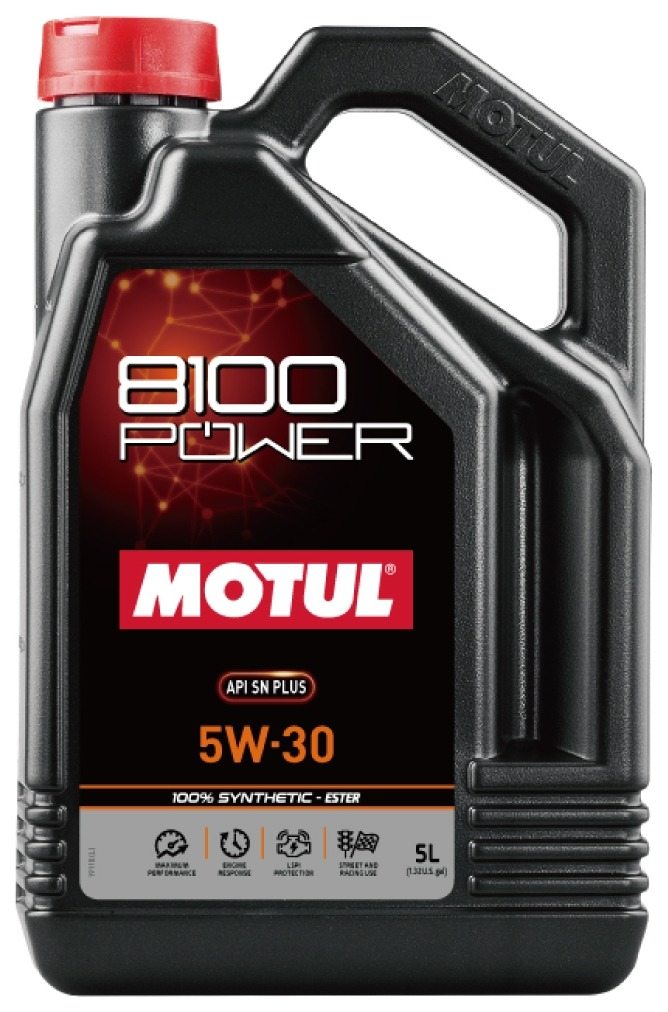 MOTUL `[ yP[Xz8100 POWER (p[) yl֗pzy5W-30zy5L~4zy4TCNICz