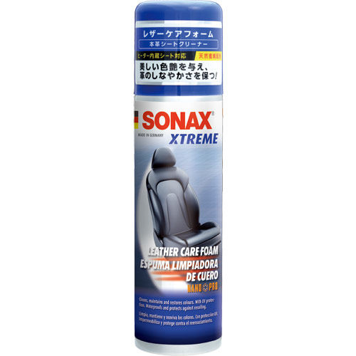 SONAX ソナックス エクストリーム レザーケアフォーム ミンクオイル・レザーオイル・レザーメンテナンス ケミカル