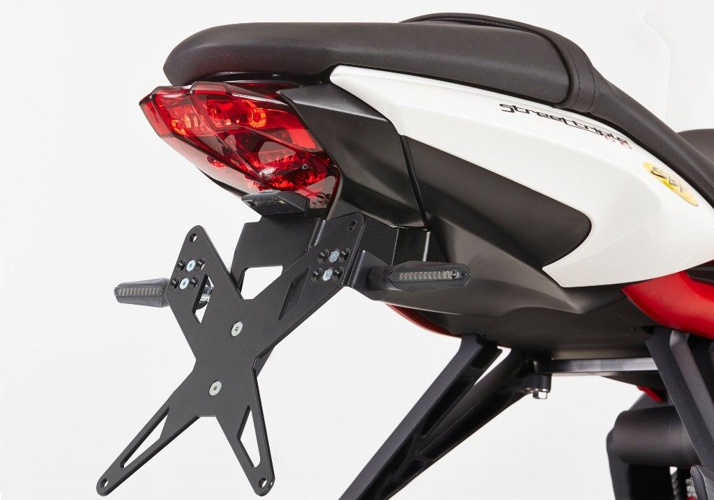 PROTECH プロテック X-SHAPE license plate holder Daytona 675 R Street Triple RX TRIUMPH トライア..