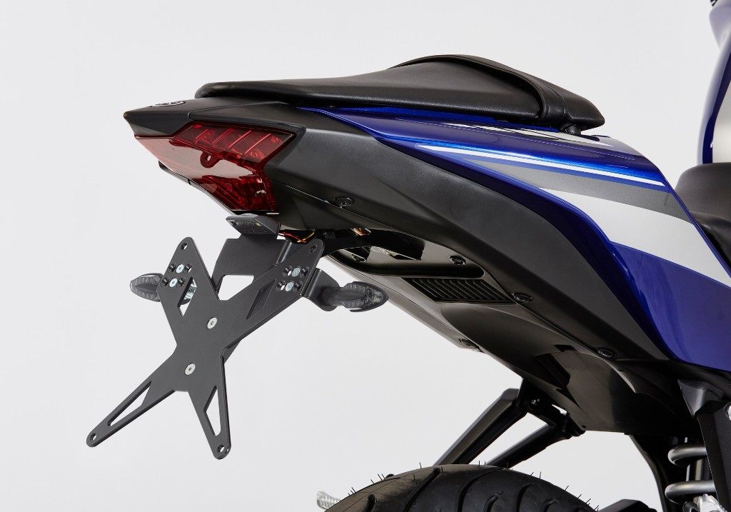PROTECH プロテック X-SHAPE license plate holder MT-03 YZF-R3 YAMAHA ヤマハ ナンバーステー 外装
