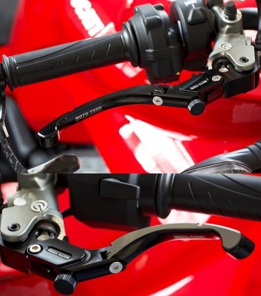 MOTO-TRON RACING モトトロンレーシング EVO -SP 折りたたみ式 ブレーキ/クラッチレバー PANIGALE V2 V4 DUCATI ドゥカティ ブレーキ・クラッチレバーセット ハンドル周辺パーツ ハンドル