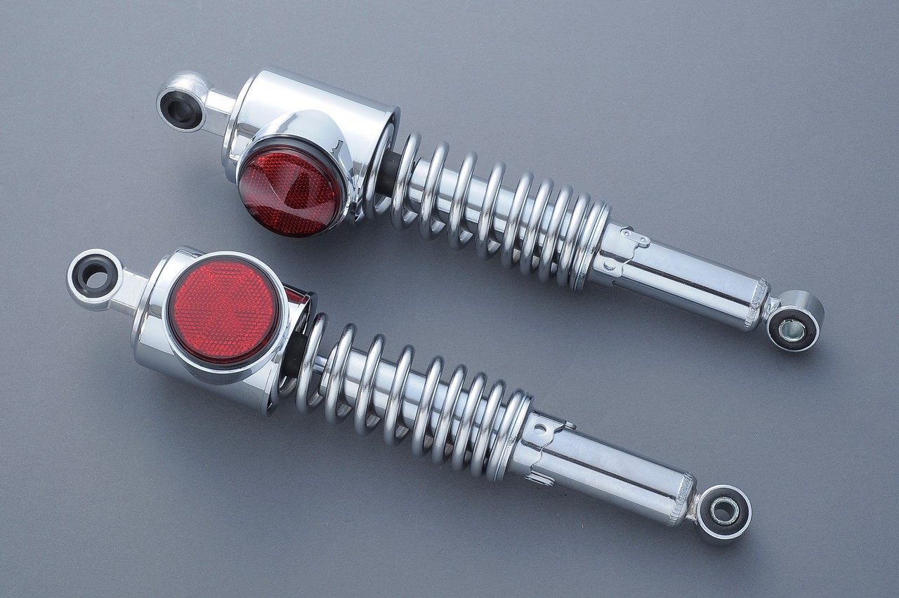 M-TEC中京 エムテック中京 リアショック 赤リフレクター付き Z2 750RS/Z750FOUR Z1 900SUPER4 KAWASAKI..