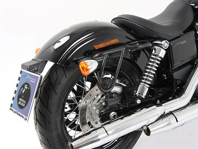 HEPCO＆BECKER ヘプコ＆ベッカー ソフトサイドケースホルダー／Slim Dyna Fat Bob Low Rider Street Super Glide Custom Wide HARLEY-DAVIDSON ハーレーダビッドソン バッグ・ボックス取り付けステー 車体用バッグ・ケース