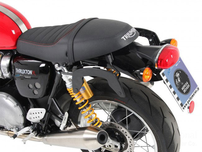 HEPCO＆BECKER ヘプコ＆ベッカー サイドソフトケースホルダー 「C-Bow」 Thruxton R TRIUMPH トライアンフ バッグ・ボックス取り付けステー 車体用バッグ・ケース