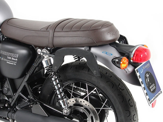 HEPCO＆BECKER ヘプコ＆ベッカー サイドソフトケースホルダー 「C-Bow」 Bonneville T100 Black T120 Speed Twin 900 Street TRIUMPH トライアンフ バッグ・ボックス取り付けステー 車体用バッグ・ケース