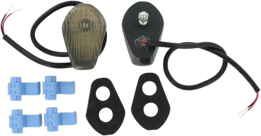 HOT BODIES RACING ホットボディーズ レーシング Flush-Mount Front Turn Signals GSX-R 1000 600 750 SUZUKI スズキ ウインカー 灯火類 電装系 カラー：スモークレンズ [2040-0378]