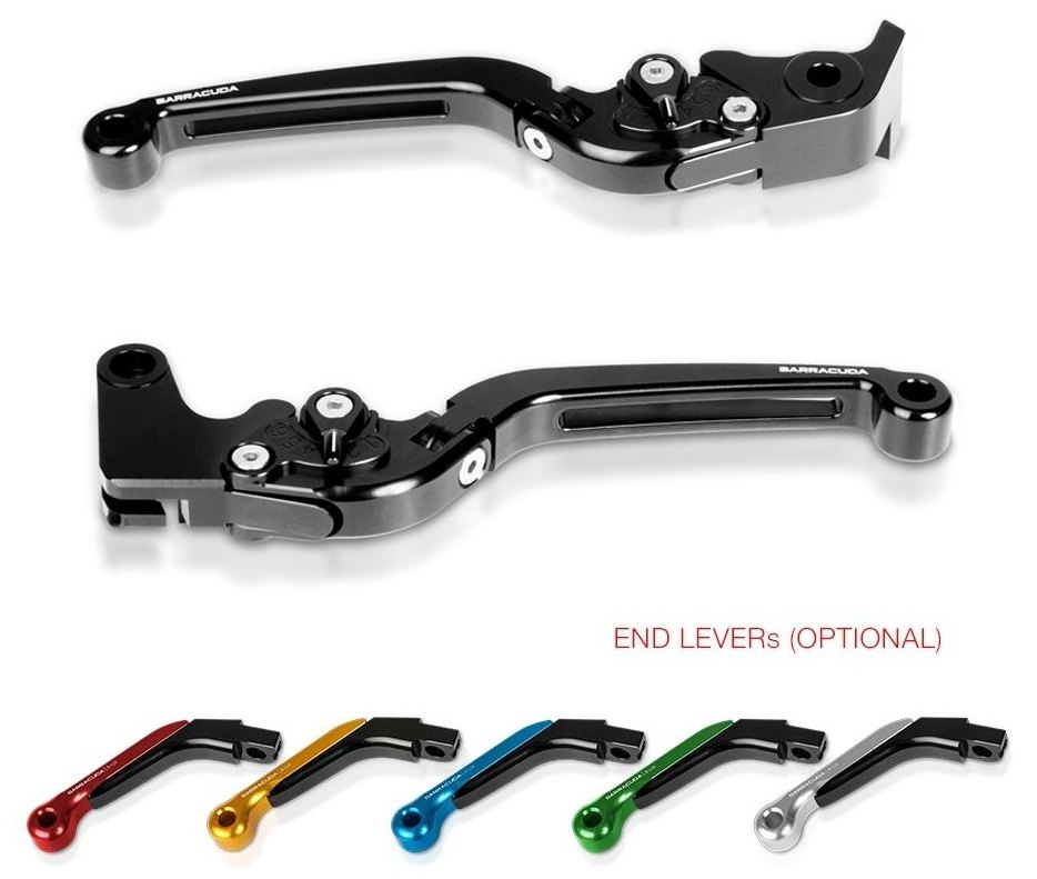 BARRACUDA バラクーダ BRAKE-CLUTCH LEVER KIT PANIGALE 1199 1299 PANIGALE899 959 STREETFIGHTER V4 V2 HYPERMOTARD 950 DUCATI ドゥカティ ブレーキ・クラッチレバーセット ハンドル周辺パーツ ハンドル
