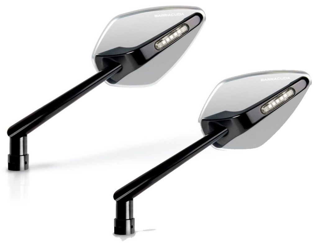 ■詳細説明The SKIN XN INDICATOR mirrors are made of billet aluminum、arehomologated and universal、 have an homologated indicator withLEDtechnology with optical lens integrated in the body.They have a dedicated attachment to naked bikes and haveamulti-position joint for correct and completevisualadjustment.They are part of the high range B-LUX (BARRACUDA LUXURY PROJECT)andare dedicated to the market of excellence.Available in Black、 Silver and Gold colors.The price refers to the couple.BARRACUDA NAKED MIRRORS with attachment on the handlebarcontrolblocks、 have a 10×1.25 UNIVERSAL male attachment (rightscrew).According to GENERAL ASSEMBLY rules： YAMAHA motorcycles needADAPTERcod. N-ADATT10； HONDA、 KAWASAKI、 SUZUKI、 TRIUMPH、 APRILIA、MOTOGUZZI motorcycles DO NOT require adapters； DUCATI motorcyclesneedadapters to be chosen by checking the original attachments(seetechnical data sheet of the single motorcycles) BMWs needadaptersto choose from by checking the original attachments (seethetechnical data sheet of the single bike)； Some MV AGUSTAs donotneed universal adapters、 others require specific adapters (seethetechnical data sheet of the single bike).■注意点※取り扱い説明書が付属する場合は、英語となります。※輸入商材の為、納期が遅れる場合がございます。あらかじめご了承ください。※メーカー都合により商品の仕様変更がある場合がございます。ご了承ください。　※画像はイメージです。■適合車種&ensp;&ensp;&ensp;備考: 汎用