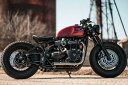 Motone Customs モートーンカスタムズ フルエキゾーストマフラー H-BOMB バッフル付き BONNEVILLE BOBBER ボンネビル ボバー TRIUMPH トライアンフ マフラー(2)