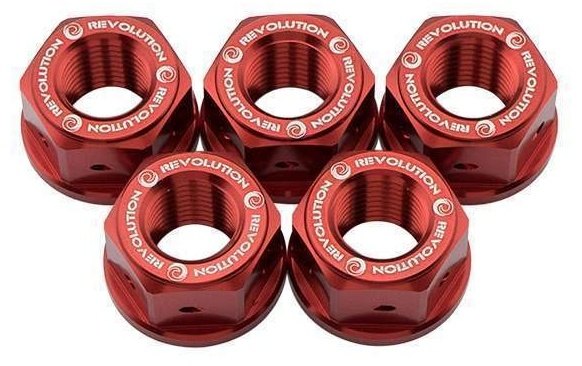 REVOLUTION レボリューション リアスプロケットナット M12x1.25 CB650 CB650R CBR650F CBR650R HONDA ホンダ スプロケットボルト・ナット 駆動系 カラー：レッド
