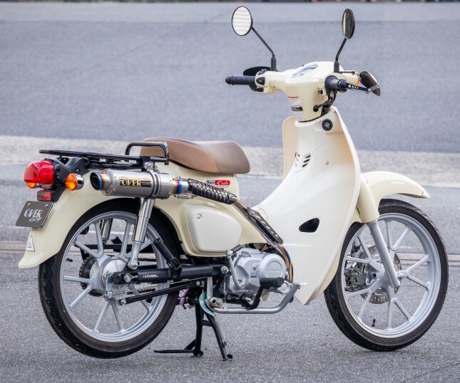 OVER オーヴァー GP-PERFORMANCE アップ フルチタン スーパーカブ C110 HONDA ホンダ フルエキゾーストマフラー マフラー