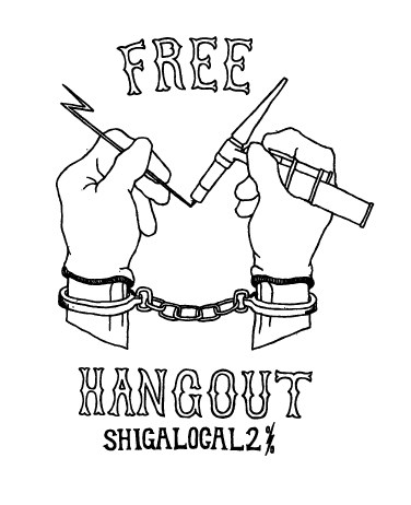 2%er ツーパーセンター オリジナルTシャツ 【HANG OUT】 Tシャツ アパレル