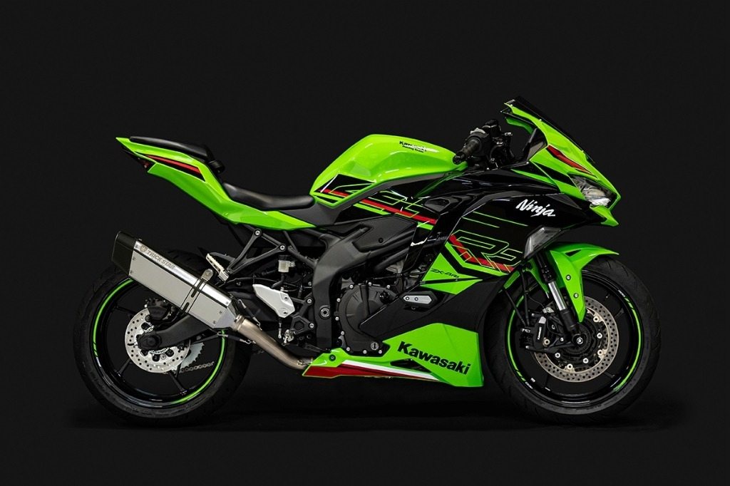 TRICKSTAR トリックスター レーシングフルエキゾーストマフラー IKAZUCHI Ninja ZX-25R SE KRT EDITION KAWASAKI カワサキ フルエキゾーストマフラー マフラー サイレンサータイプ：IKAZUCHIステンレスカーボン