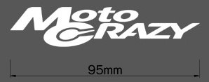 MotoCrazy モトクレイジー MotoCRAZY切り抜きステッカー95 ステッカー・デカール 外装