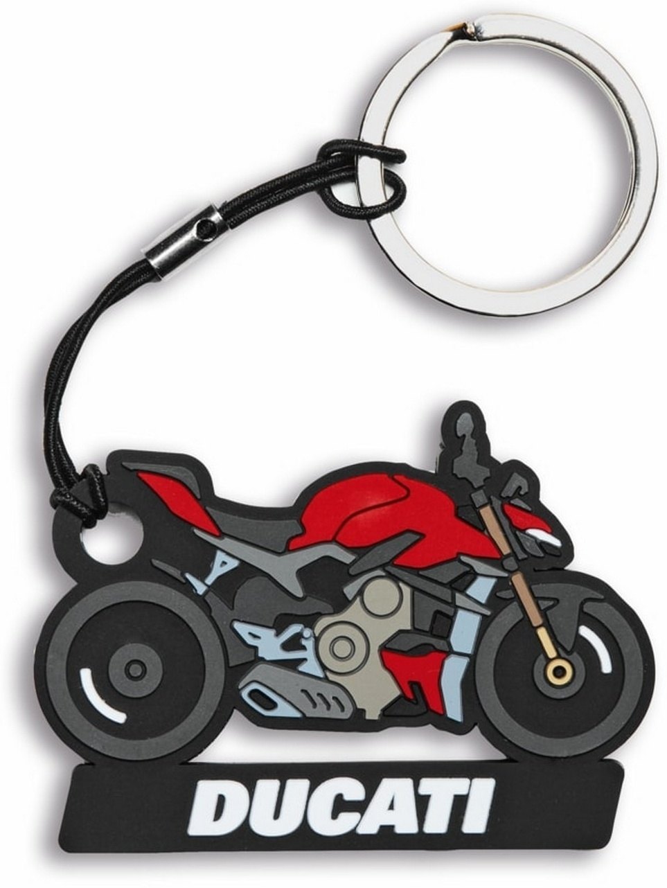 DUCATI Performance ドゥカティパフォーマンス ラバーキーホルダー ストリートファイターV4S キーホルダー バイク関連グッズ