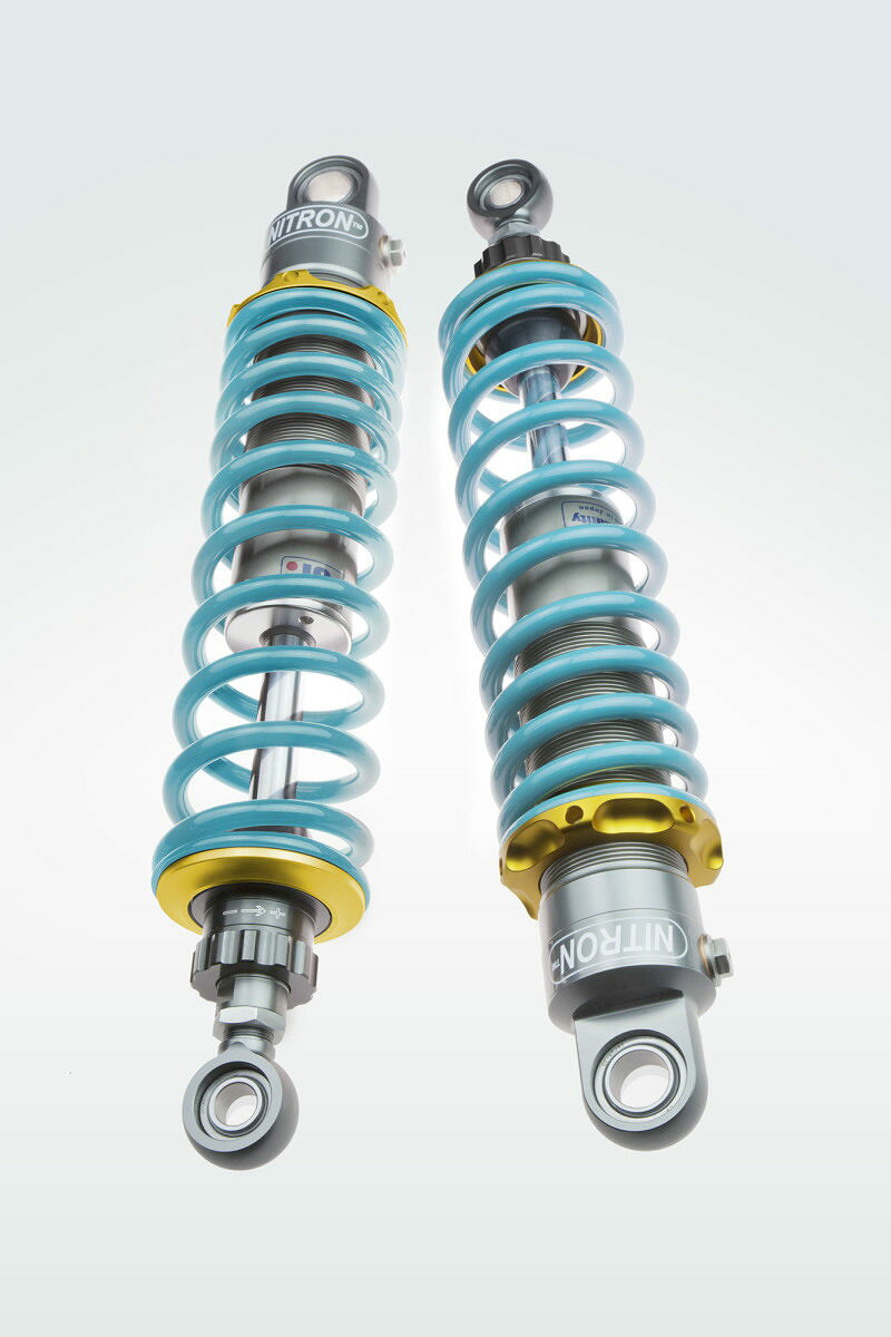 NITRON ナイトロン リアサスペンションツインショック TWIN R1シリーズ XJR1200 XJR1300 YAMAHA ヤマハ リアサスペンション サスペンション 足回り テーマカラー：ゴールド / スプリングカラー：ターコイズ / ダンパーロッドコーティング(DLC)：あり