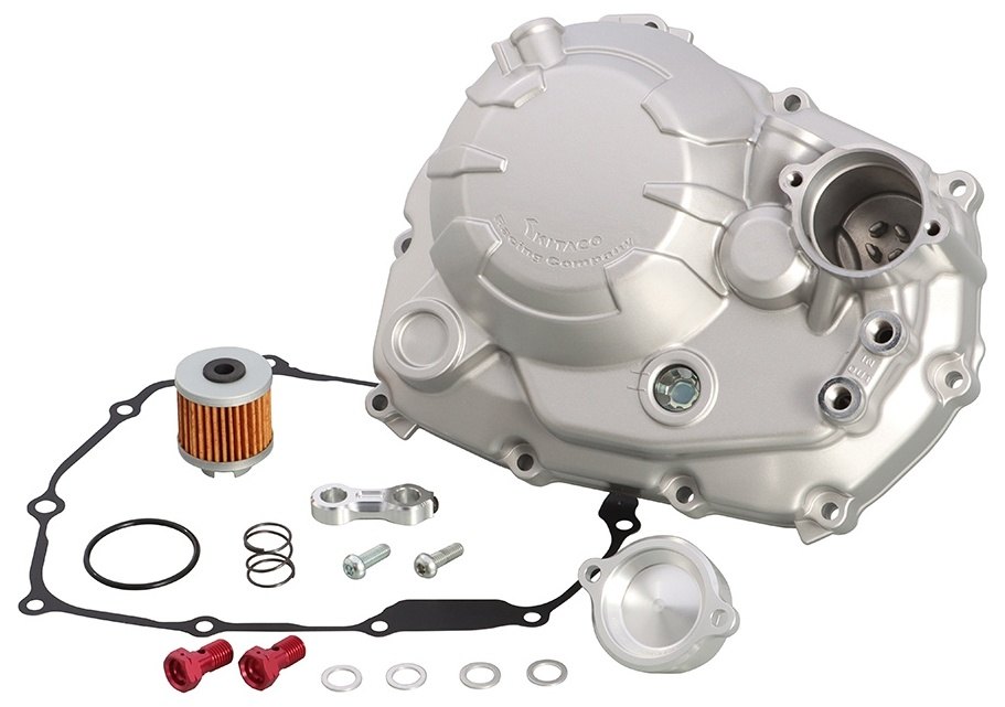 KITACO キタコ クラッチカバーキット モンキー125 グロム HONDA ホンダ クラッチカバー エンジンパーツ エンジン カラー：シルバー