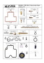 KEYSTER キースター FCR 33Φ ホリゾンタルキャブレター用燃調キット エストレヤ KAWASAKI カワサキ