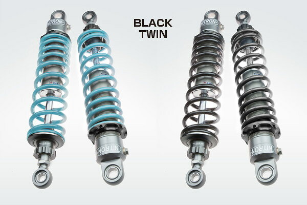 NITRON ナイトロン リアサスペンションツインショック TWIN R1シリーズ XJR400 YAMAHA ヤマハ リアサスペンション サスペンション 足回り テーマカラー：ブラック / スプリングカラー：ターコイズ / ダンパーロッドコーティング(DLC)：なし