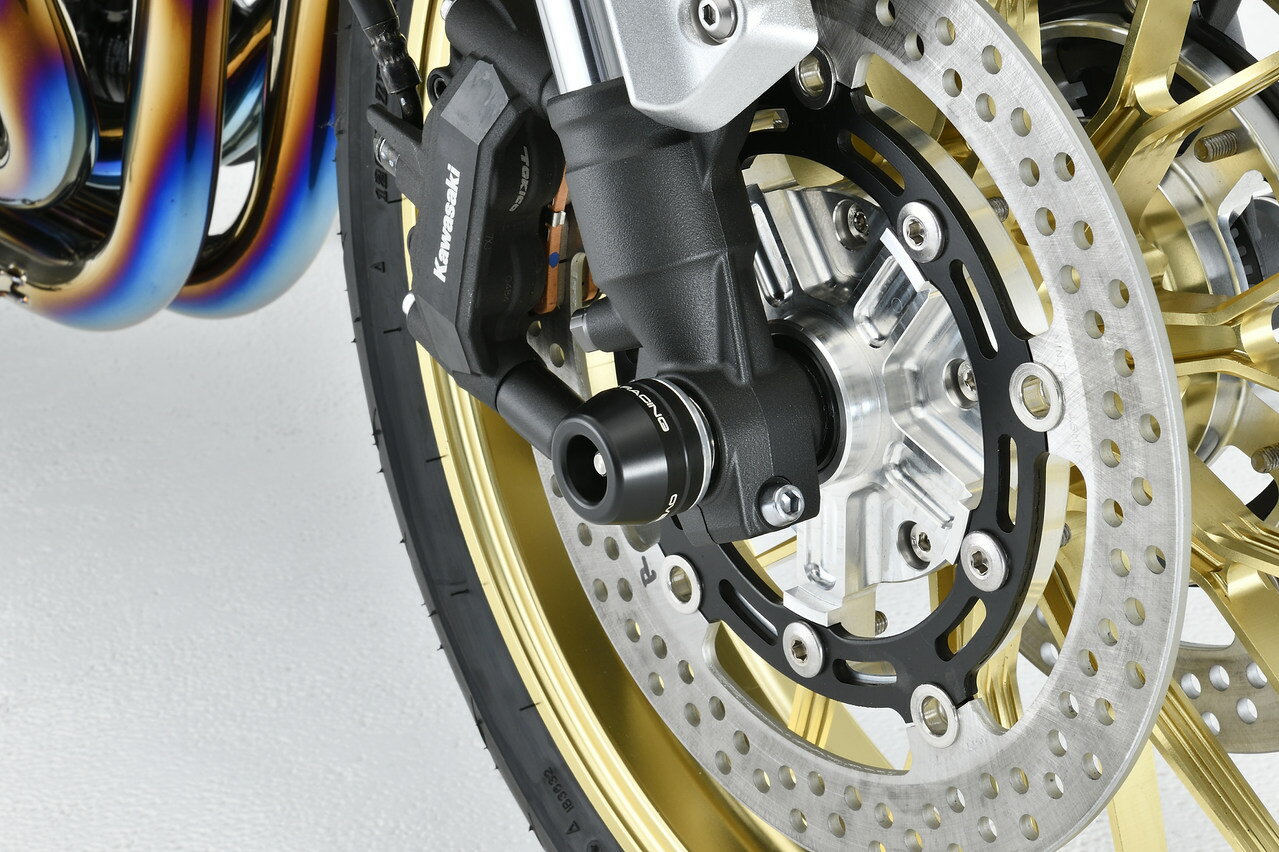 OVER オーヴァー フロントアクスルスライダー Z900RS Cafe KAWASAKI カワサキ アクスルスライダー フレーム...