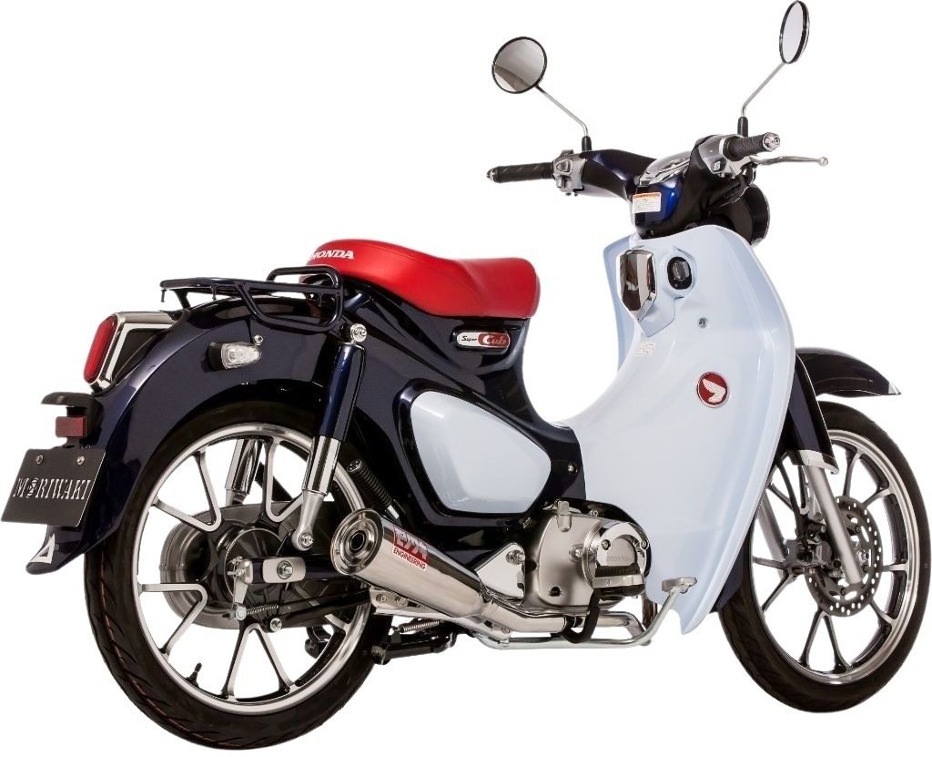 楽天市場】スーパーカブ カブ マフラー メッキ メガホンマフラーの通販