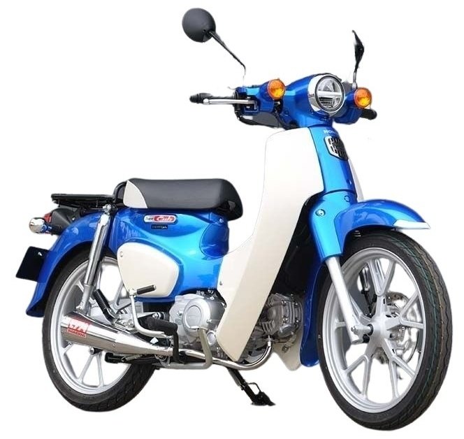 MORIWAKI ENGINEERING モリワキエンジニアリング フルエキゾーストマフラー MEGAPHONE [メガホン] SUPER CUB110 CROSS HONDA ホンダ マフラー カラー：SUS(ステンレスポリッシュ)