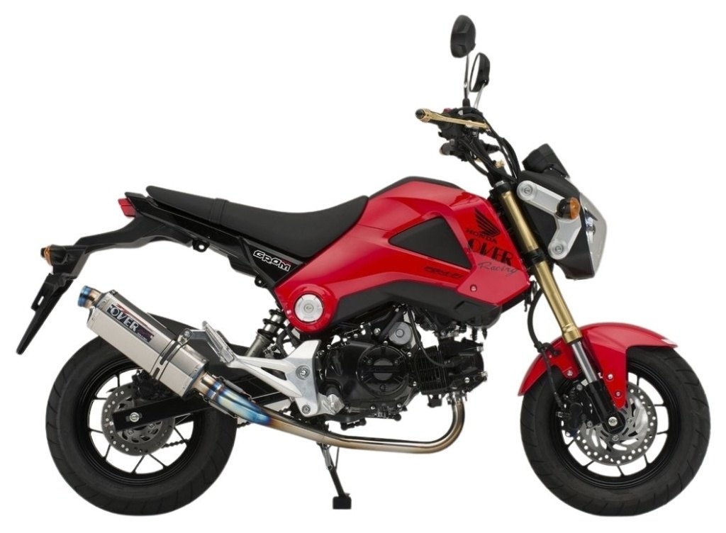 51 cc 〜125 cc  - OVER オーヴァー TT-Formula フルチタン GROM HONDA ホンダ フルエキゾーストマフラー マフラー