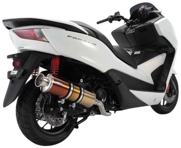 フォルツァSi MF12（FORZA） アルティメットマフラー ブラックカーボン 