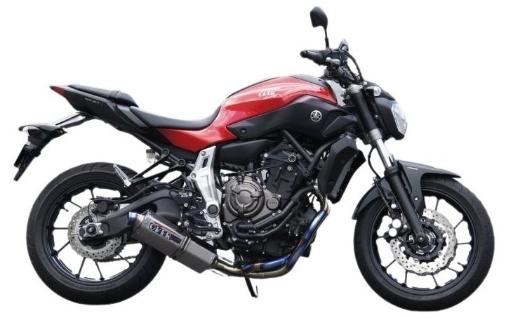 401 cc 〜750 cc  - OVER オーヴァー TT-Formula フルチタン 2-1 レーシング MT-07 YAMAHA ヤマハ フルエキゾーストマフラー マフラー