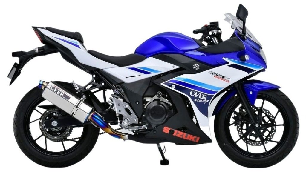 SUZUKI - OVER オーヴァー TT-Formula フルチタン スリップオン GSX250R SUZUKI スズキ スリップオンマフラー マフラー