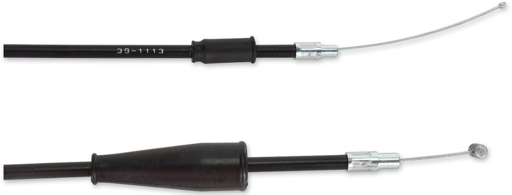 MOOSE RACING ムースレーシング ブラックビニールスロットルケーブル [0650-1221] 50 SX Mini Pro Junior Adventure KTM スロットルワイヤー・アクセルワイヤー ハンドル周辺パーツ ハンドル