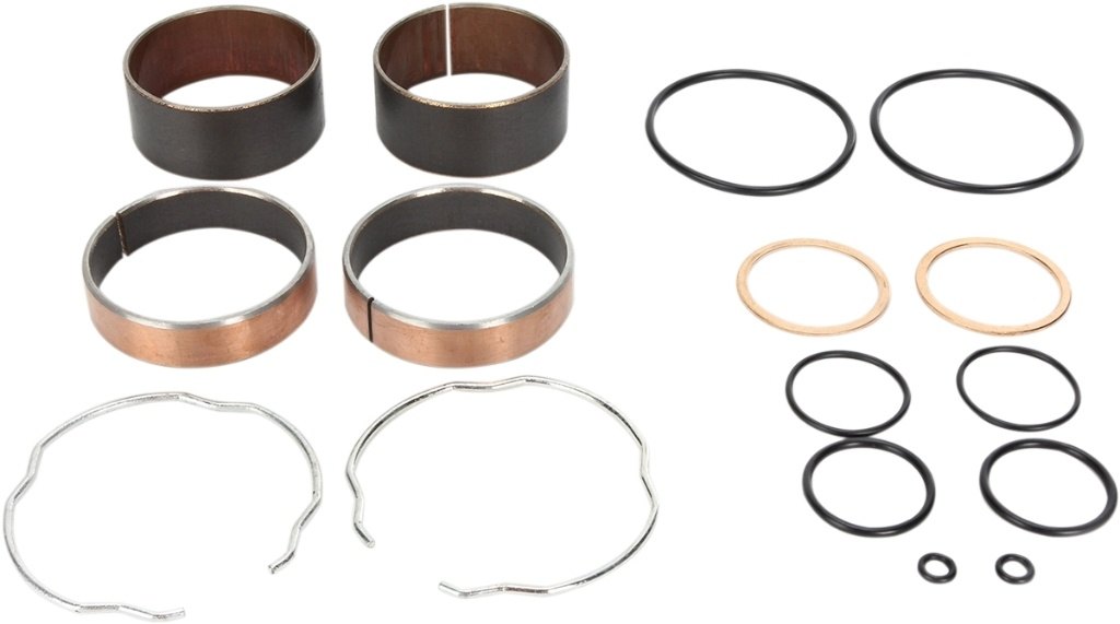 ■商品概要フォークブッシュキット-47.00mm内直径：41.50mm外径：1.75'インナー幅：0.78'素材：PTFE商品名：ブッシュキット使用シチュエーション：オフロードタイプ：フォーク入数：キットメーカー品番：04500311■詳細説明Bushings are dyno-tested to 500，000 strokes with less wear thanOEMbushingsKit includes two slider bushings and two leg bushingsKit includes all copper washers and O-ringsKit includes two fork seal snap rings■注意点※取扱説明書が付属する場合は、英語となります。※輸入商材の為、納期が遅れる場合がございます。あらかじめご了承ください。※メーカー都合により商品の仕様変更がある場合がございます。ご了承ください。　※画像はイメージです。■適合車種CR250R&ensp;CR250R 年式: 92-94