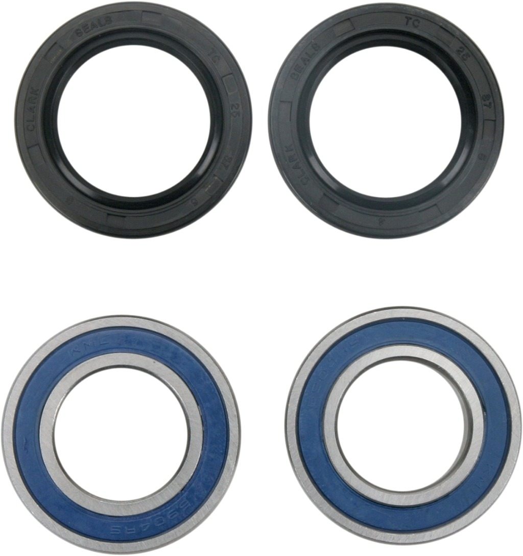 ■商品概要Wheel Bearing Kit - FrontMounting Position：FrontProduct Name：Wheel BearingRiding Style：Street/Off-RoadSeal Material：Nitrile ElastomerStyle：Double LipUnits：KitpartNumber：A251079■詳細説明Bearing seals are double-lipped rubber that provides superior exclusion of water，dirt and sand with improved grease retentionSteel garter spring guarantees constant pressure on the axle shaft，extending the life of the sealWheel seals are type TC nitrile elastomer，specifically designed to keep out water，dirt and sandPacked with Chevron SR1-2 high-performance grease with rust and oxidation inhibitorsSeals have a rubber-coated outside diameter that creates an optimum seal at the hubKit includes all required bearings and seals to refit a wheelHigh-speed，low-drag bearings are EMQ qualityKits are per wheel■注意点※取扱説明書が付属する場合は、英語となります。※輸入商材の為、納期が遅れる場合がございます。あらかじめご了承ください。※メーカー都合により商品の仕様変更がある場合がございます。ご了承ください。　※画像はイメージです。■適合車種KX 500&ensp;KX 500 年式: 94-04 SM 450 Halley&ensp;SM 450 Halley 年式: 09 RM-Z 250&ensp;RM-Z 250 年式: 04-06 RM 125&ensp;RM 125 年式: 96-00 KX 250 F&ensp;KX 250 F 年式: 04-20 KX 250&ensp;KX 250 年式: 93-07 KLX 450 R&ensp;KLX 450 R 年式: 08-09 KX 125&ensp;KX 125 年式: 93-05 RM 250&ensp;RM 250 年式: 96-00 EH 450 Halley&ensp;EH 450 Halley 年式: 09 KX 450 F&ensp;KX 450 F 年式: 06-18 ■商品番号25-1079