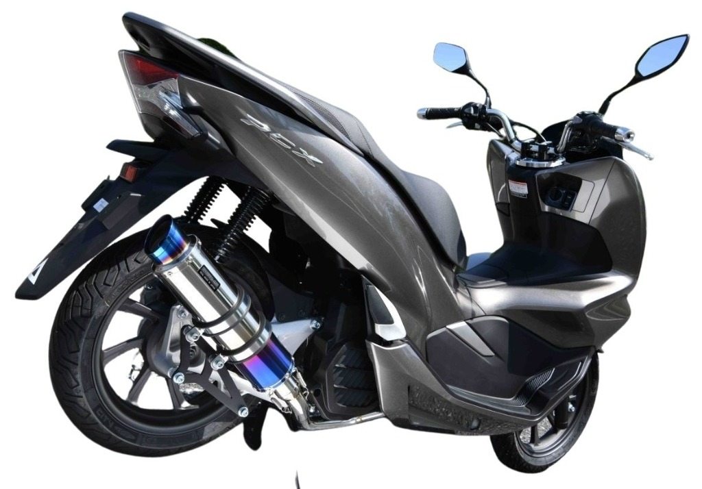 51 cc 〜125 cc  - BEAMS ビームス R-EVO2 サイレンサー PCX125 HONDA ホンダ フルエキゾーストマフラー マフラー サイレンサータイプ：ヒートチタン／重量 (純正5.35kg)：3.75kg