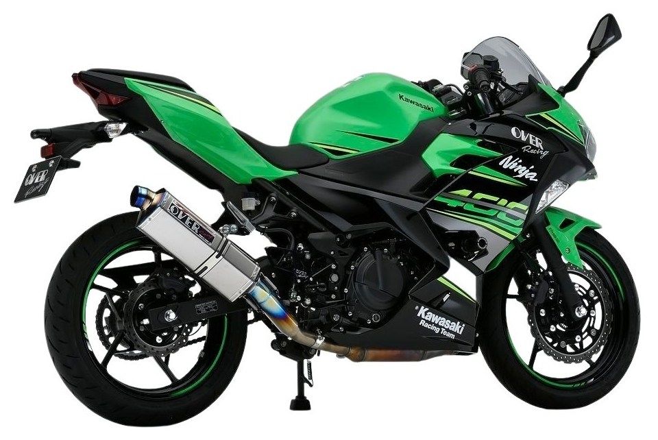 KAWASAKI - OVER オーヴァー TT-Formula フルチタン スリップオンマフラー Ninja400 KAWASAKI カワサキ マフラー