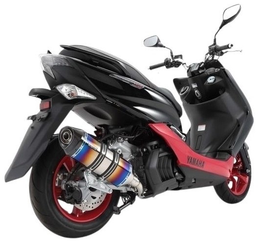 樂天商城 - BEAMS ビームス GT-CORSA サイレンサー マジェスティS YAMAHA ヤマハ フルエキゾーストマフラー マフラー サイレンサー：ヒートチタン／重量(純正5.7g)：3.65kg