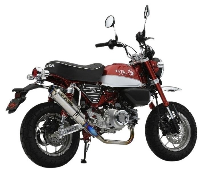 OVER オーヴァー GP-PERFORMANCE フルチタン Monkey125 HONDA ホンダ フルエキゾーストマフラー マフラー