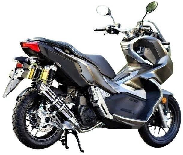 BEAMS ビームス R-EVO II フルエキゾーストマフラー 政府認証 ADV150 HONDA ホンダ マフラー サイレンサー素材：SMB(スーパーメタルブラック)
