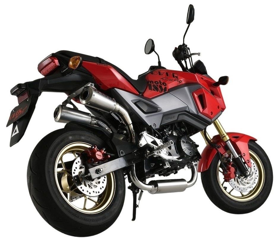 OVERオーヴァーGP-PerformanceRSツインアップフルエキゾーストマフラーGROMHONDAホンダマフラー OVERオーヴァーGP-PerformanceRSツインアップフルエキゾーストマフラーGROMHONDAホンダマフラー