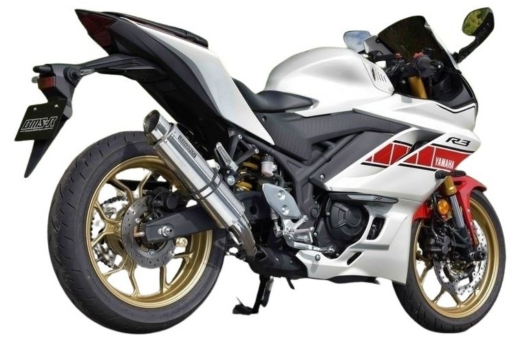 Other - BEAMS ビームス R-EVO2 スリップオンマフラー 政府認証 YZF R-3 YAMAHA ヤマハ マフラー サイレンサータイプ：ステンレス(重量：2.55kg【純正2.75kg】)