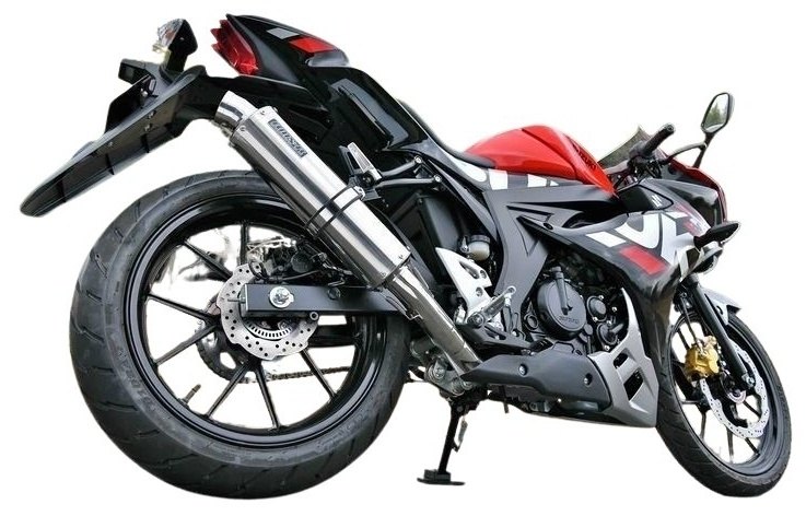 SUZUKI - BEAMS ビームス R-EVO フルエキゾーストマフラー 政府認証 GSX-R125 GSX-R125S SUZUKI スズキ マフラー サイレンサー：ステンレス(重量：3.25kg【純正5.5kg】)