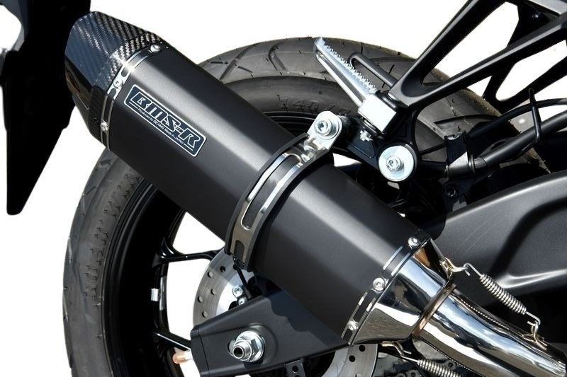 BEAMS ビームス CORSA-EVO II スリップオンマフラー 政府認証 YZF-R25 YZF-R3 YAMAHA ヤマハ マフラー サイレンサー：MBK (マットブラック)