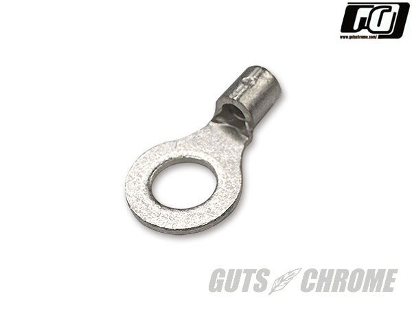 GUTS CHROME ガッツクローム 丸形圧着端子 12AWG(3.5sq)用 M6 圧着端子・ギボシ端子 スイッチ・ハーネス関係 電装系