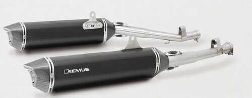 REMUS レムス BLACK HAWK スリップオンマフラー 2本出し中 K 1600 GT GTL BMW マフラー