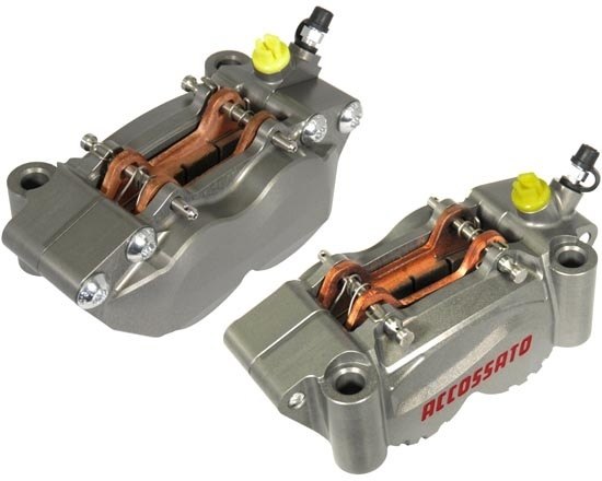 ACCOSSATO アコサット ラジアル 2P CNC ブレーキキャリパー 4POT 34／29.5 100mm 取付ピッチ キャリパー ブレーキ