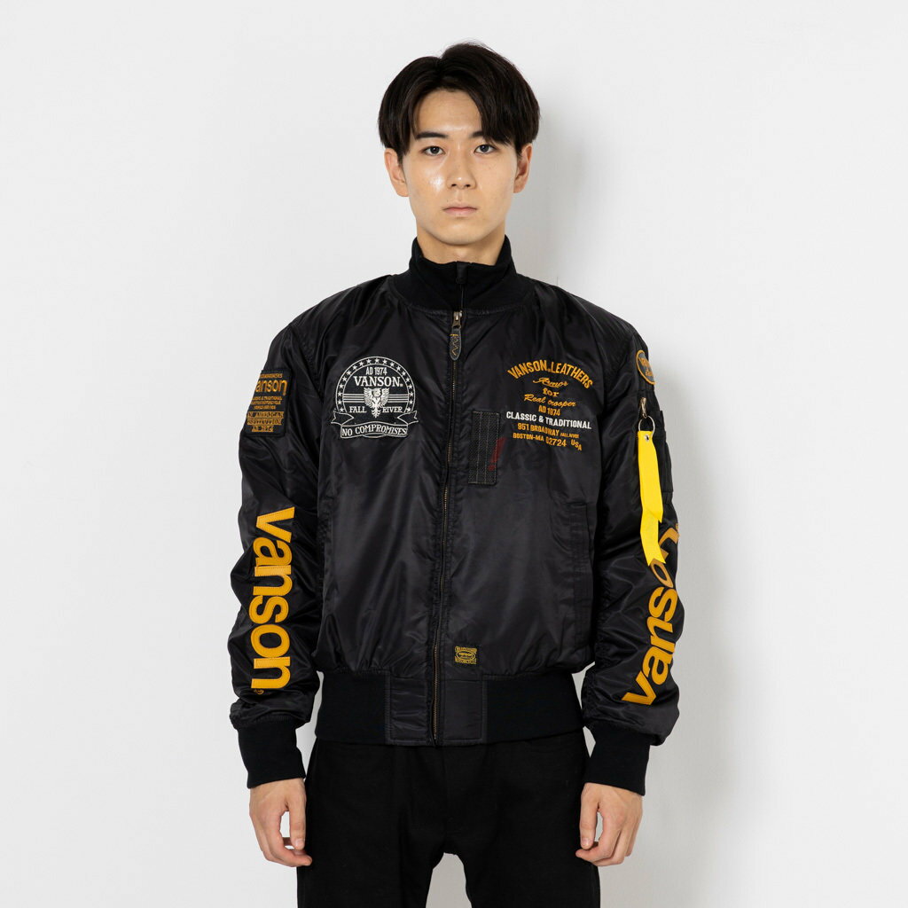Bike Wear - VANSON バンソン MA-1ジャケット オールシーズンジャケット ジャケット アパレル