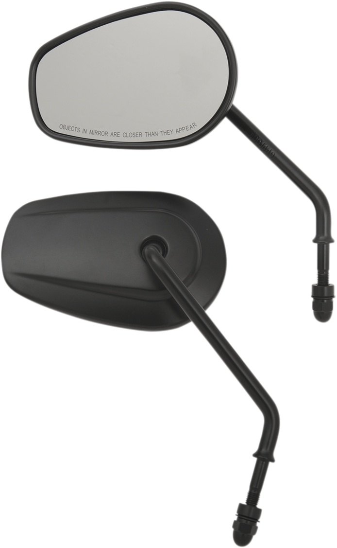 ■商品概要Replacement Mirrors - Long Stem - BlackBase Color：BlackBase Finish：MatteMaterial：AluminumMirror Curvature：FlatMirror Head Height Imperial：3.50'Mirror Head Shape：TeardropMirror Head Width Imperial：5.50'Mirror Style：TeardropMounting Position：Left or RightProduct Name：MirrorRiding Style：StreetStem Length Imperial：5.00'Stem Style：LongType：Side ViewUnits：KitpartNumber：06401310■詳細説明Mirror face measures approximately 3 1/2' x 5 1/2' andfeatureconvex glassInclude all necessary mounting hardware■注意点※取扱説明書が付属する場合は、英語となります。※輸入商材の為、納期が遅れる場合がございます。あらかじめご了承ください。※メーカー都合により商品の仕様変更がある場合がございます。ご了承ください。※画像は他のタイプ・カラーリングの場合があります。※画像には他の商品が含まれている場合があります。　※画像はイメージです。